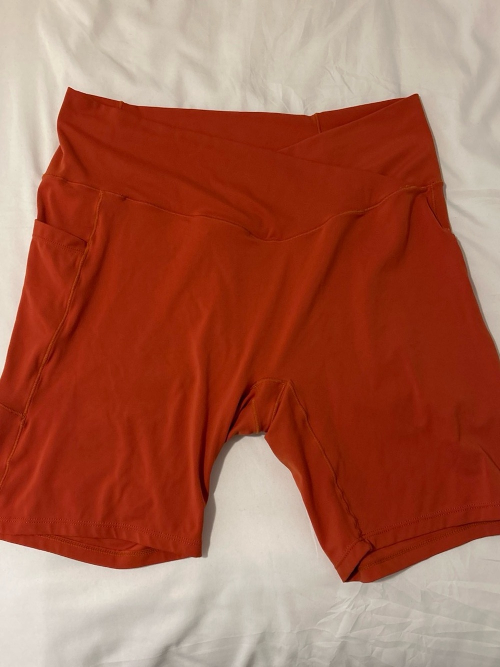 Halara Crossover High-Waisted Biker Shorts